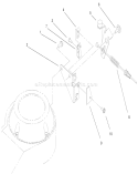 Page A Diagram and Parts List for 22038 9900001-9999999 - 1999 Toro Lawn Mower