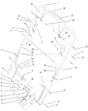 Part Location Diagram of 99-2543 Toro Cable-Shift