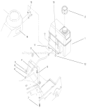 Part Location Diagram of 68-3633 Toro Hose-fuel