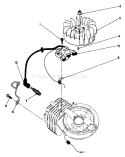 Page K Diagram and Parts List for 22040 1000001-1999999 - 1991 Toro Lawn Mower