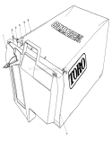 Page H Diagram and Parts List for 22040 1000001-1999999 - 1991 Toro Lawn Mower