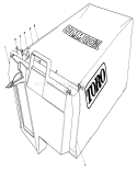 Page H Diagram and Parts List for 22040 2000001-2999999 - 1992 Toro Lawn Mower