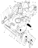 Page J Diagram and Parts List for 22040 3900001-3999999 - 1993 Toro Lawn Mower