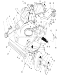 Housing Assembly Diagram and Parts List for 22043 2000001-2999999 - 1992 Toro Lawn Mower
