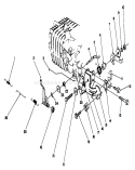 Governor Assembly Diagram and Parts List for 22043 2000001-2999999 - 1992 Toro Lawn Mower