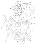 Housing Assembly Diagram and Parts List for 22043 230000001-230999999 - 2003 Toro Lawn Mower