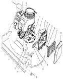 Engine Assembly Diagram and Parts List for 22043 5900001-5999999 - 1995 Toro Lawn Mower