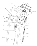 Part Location Diagram of 85-6760 Toro Cable-throttle