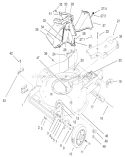 Housing Assembly Diagram and Parts List for 22045 220000001-220999999 - 2002 Toro Lawn Mower