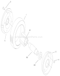 Rear Wheel and Tire Assembly Diagram and Parts List for 22045 220000001-220999999 - 2002 Toro Lawn Mower