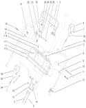Traction Control Assembly Diagram and Parts List for 22045 200000001-200999999 - 2000 Toro Lawn Mower