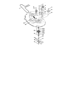 42 Inch Deck Spindle/Belt Drive Diagram and Parts List for 74360 310000001 AND UP Toro Lawn Mower