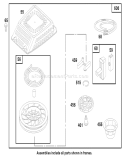 Page F Diagram and Parts List for 22140 790000001-799999999 - 1997 Toro Lawn Mower