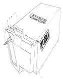 Grass Bag Assembly Diagram and Parts List for 22141 790000001-799999999 - 1997 Toro Lawn Mower