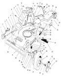 Housing Assembly Diagram and Parts List for 22142 7900001-7999999 - 1997 Toro Lawn Mower