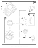 Page F Diagram and Parts List for 22142 7900001-7999999 - 1997 Toro Lawn Mower