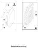Page H Diagram and Parts List for 22142 7900001-7999999 - 1997 Toro Lawn Mower