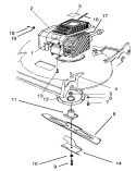 Engine Assembly Diagram and Parts List for 22145 5900001-5999999 - 1995 Toro Lawn Mower