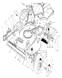 Housing Assembly Diagram and Parts List for 22145 69000001-69999999 - 1996 Toro Lawn Mower