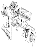 Gear Case Assembly Diagram and Parts List for 22150 5900001-5999999 - 1995 Toro Lawn Mower