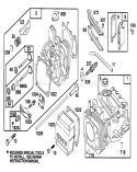 Engine Diagram and Parts List for 22150 5900001-5999999 - 1995 Toro Lawn Mower