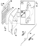 Page E Diagram and Parts List for 22150 5900001-5999999 - 1995 Toro Lawn Mower