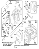 Engine Diagram and Parts List for 22150 6900001-6999999 - 1996 Toro Lawn Mower