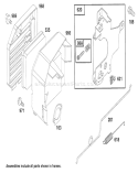 Page E Diagram and Parts List for 22150 6900001-6999999 - 1996 Toro Lawn Mower