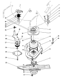 Blade Brake Clutch Assembly Diagram and Parts List for 22151 3900856-3999999 - 1993 Toro Lawn Mower
