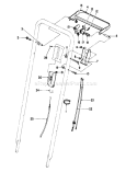 Traction Control Assembly Diagram and Parts List for 22151 3900856-3999999 - 1993 Toro Lawn Mower