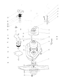 Blade Brake Clutch Assembly Diagram and Parts List for 22151 4900001-4999999 - 1994 Toro Lawn Mower