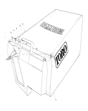Grass Bag Assembly Diagram and Parts List for 22151 4900001-4999999 - 1994 Toro Lawn Mower
