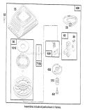 Page G Diagram and Parts List for 22151 4900001-4999999 - 1994 Toro Lawn Mower