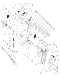 Gear Case Assembly Diagram and Parts List for 22151 6900001-6999999 - 1996 Toro Lawn Mower