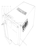 Grass Bag Assembly Diagram and Parts List for 22151 6900001-6999999 - 1996 Toro Lawn Mower