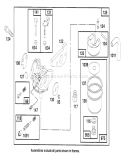 Page E Diagram and Parts List for 22151 6900001-6999999 - 1996 Toro Lawn Mower