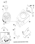 Page H Diagram and Parts List for 22151 6900001-6999999 - 1996 Toro Lawn Mower