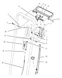 Traction Control Assembly Diagram and Parts List for 22154 7900001-7999999 - 1997 Toro Lawn Mower