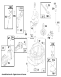 Page D Diagram and Parts List for 22154 7900001-7999999 - 1997 Toro Lawn Mower