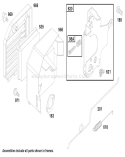 Page F Diagram and Parts List for 22154 7900001-7999999 - 1997 Toro Lawn Mower