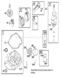 Page D Diagram and Parts List for 22157 8900001-8999999 - 1998 Toro Lawn Mower