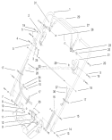 Part Location Diagram of 98-2001 Toro Bracket-Throttle Control Head