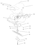 Engine Assembly Diagram and Parts List for 22158 200000001-200999999 - 2000 Toro Lawn Mower