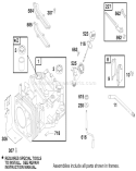 Engine Diagram and Parts List for 22158 200000001-200999999 - 2000 Toro Lawn Mower