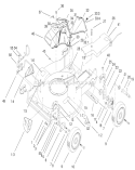 Housing Assembly Diagram and Parts List for 22160 200000001-200999999 - 2000 Toro Lawn Mower