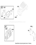 Page G Diagram and Parts List for 22160 8900001-8999999 - 1998 Toro Lawn Mower