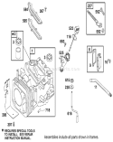 Engine Diagram and Parts List for 22161 210000001-210999999 - 2001 Toro Lawn Mower