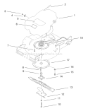 Engine and Blade Assembly Diagram and Parts List for 22161 8900001-8999999 - 1998 Toro Lawn Mower