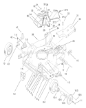Housing Assembly Diagram and Parts List for 22161 8900001-8999999 - 1998 Toro Lawn Mower