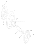 Engine Diagram and Parts List for 22161 8900001-8999999 - 1998 Toro Lawn Mower